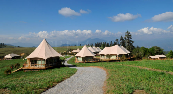 帐篷营地，不占土地指标的网红创意住宿！